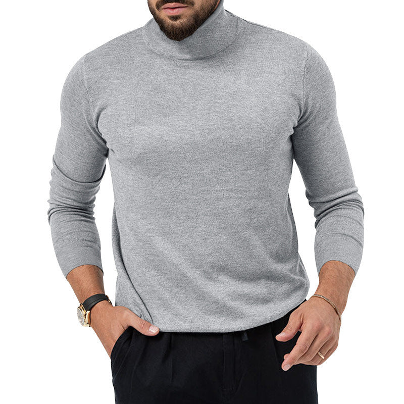 Herren Rollkragenpullover Merinowolle Elegante Qualität