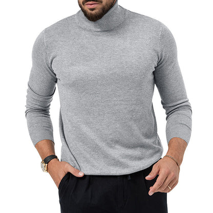 Herren Rollkragenpullover Merinowolle Elegante Qualität