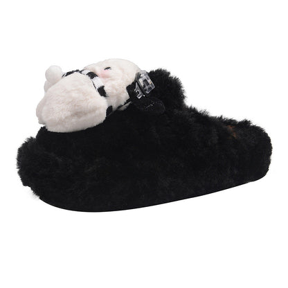 Weiche Hausschuhe Damen Kuschelig Tierdesign Warm