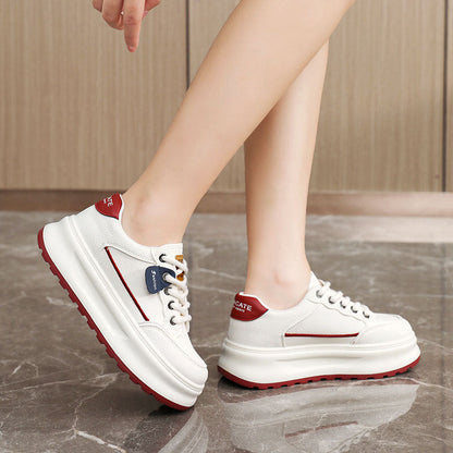 Damen Sneaker Chunky Sportlich Hoch Sohle Atmungsaktiv