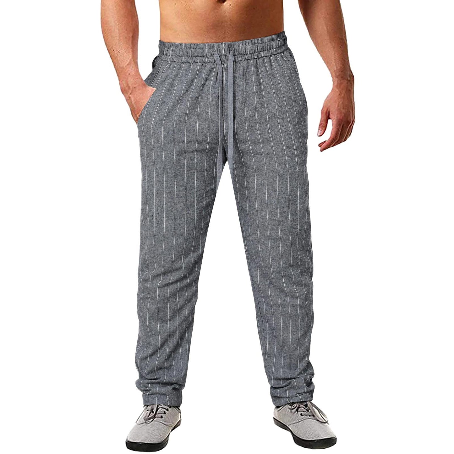 Herren Freizeithose Modern Mit Seitentaschen