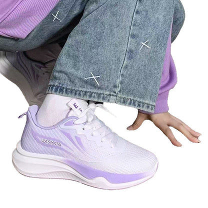 Damen Laufschuhe atmungsaktiv Mesh Sneaker Komfort Sohle