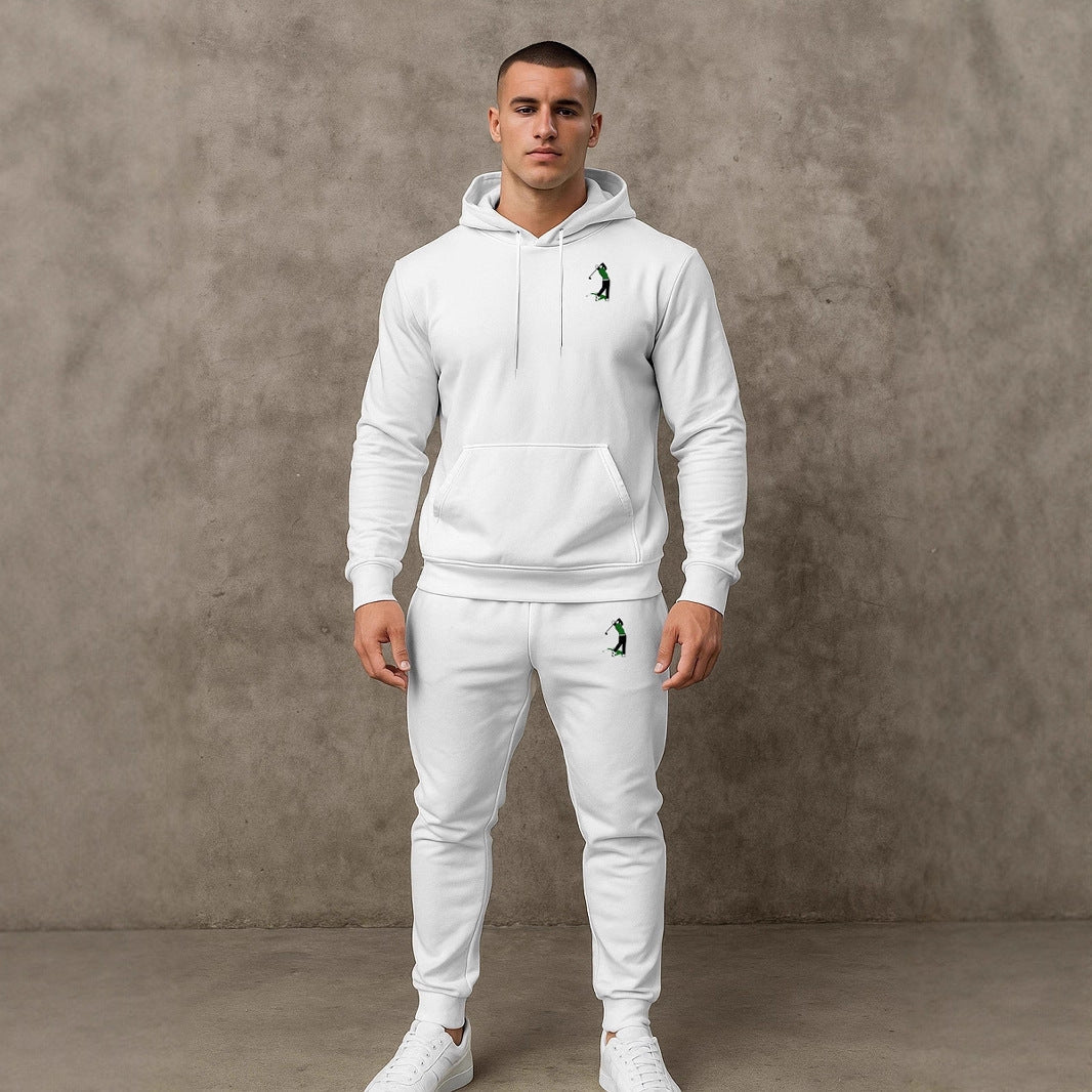 Herren Sportanzug mit Kapuze Ganzkörper Set Fashion
