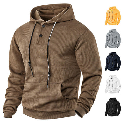 Herren Hoodie Strukturiert Modern Urban Style