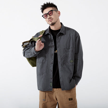 Herren Hemd mit Taschen Funktionsshirt Outdoor
