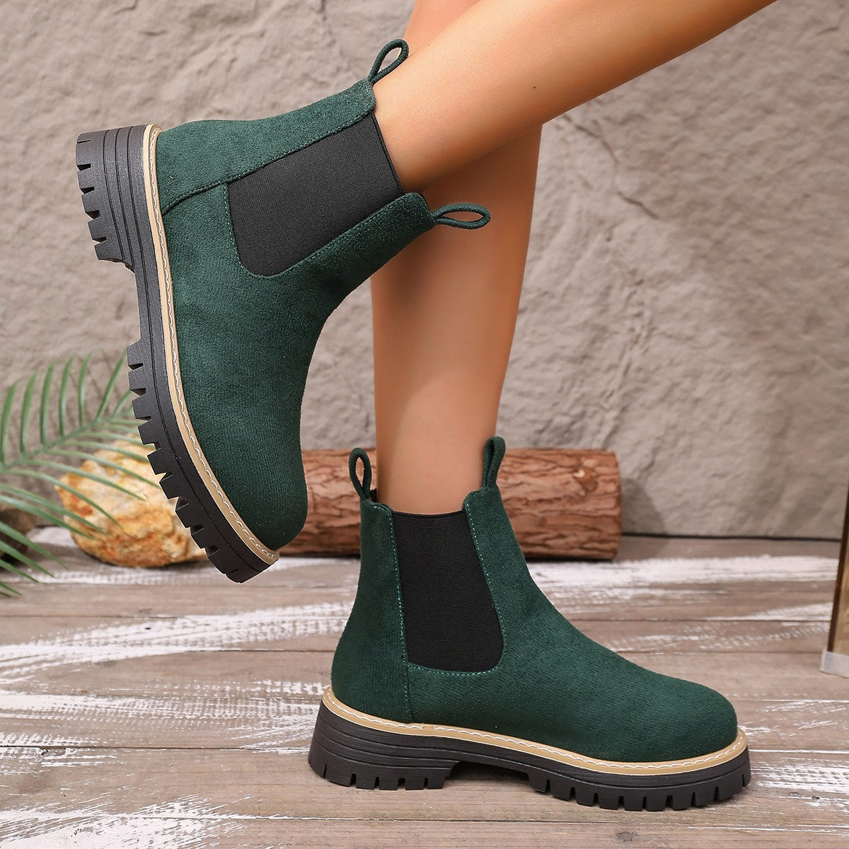 Damen Chelsea Stiefel Modern Schlicht Elegant