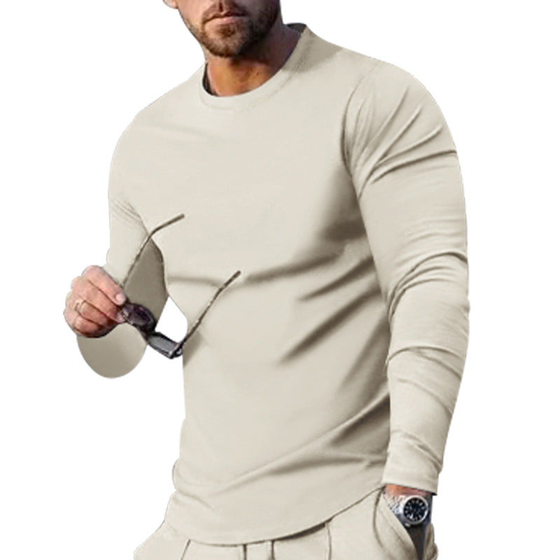 Herren Langarmshirt Modern Atmungsaktiv Bequem
