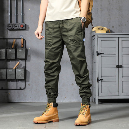 Herren Outdoorhose Funktionstaschen Elastischer Bund - BerlinGlamour