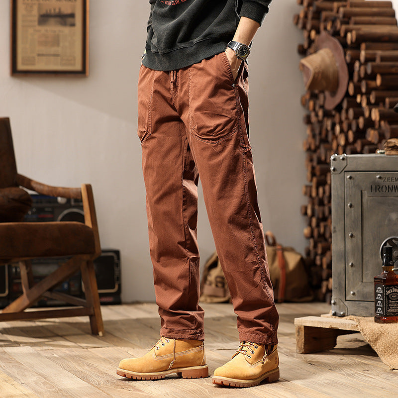 Herren Cargo-Hose Multifunktionshose Bequem Elegant