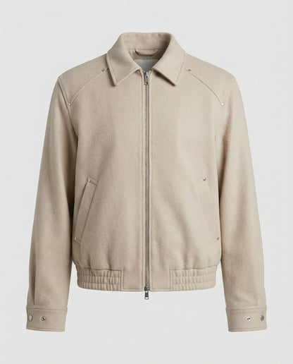 Unisex Kurzjacke Freizeitjacke Wolllook Modern