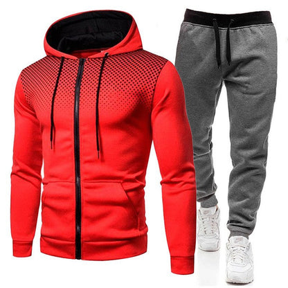 Trainingsanzug Herren Kapuze Sportlich Modern