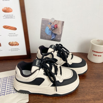 Damen Sneaker Trendy Dicksohlige Atmungsaktiv