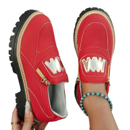 Damen Slipper Sportlich Glänzend Rutschfest