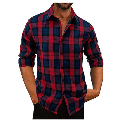 Herren Hemd Langarm Kariert Modern Berlin - BerlinGlamour