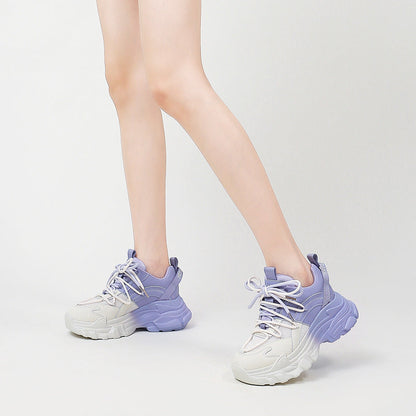 Damen Sport-Sneaker Chunky atmungsaktiv elastisch