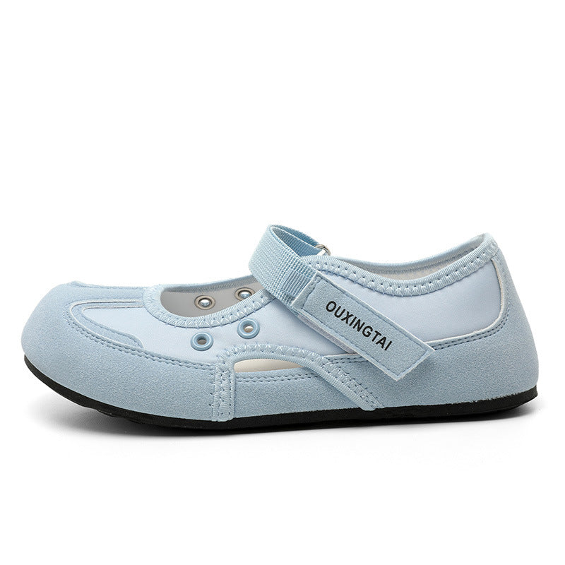 Damen Wasserschuhe Rutschfest Klettverschluss Sommer