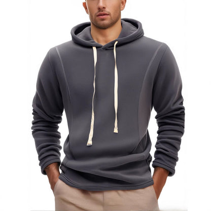 Herren Fleece Pullover Kapuzenjacke ModernSportlich - BerlinGlamour