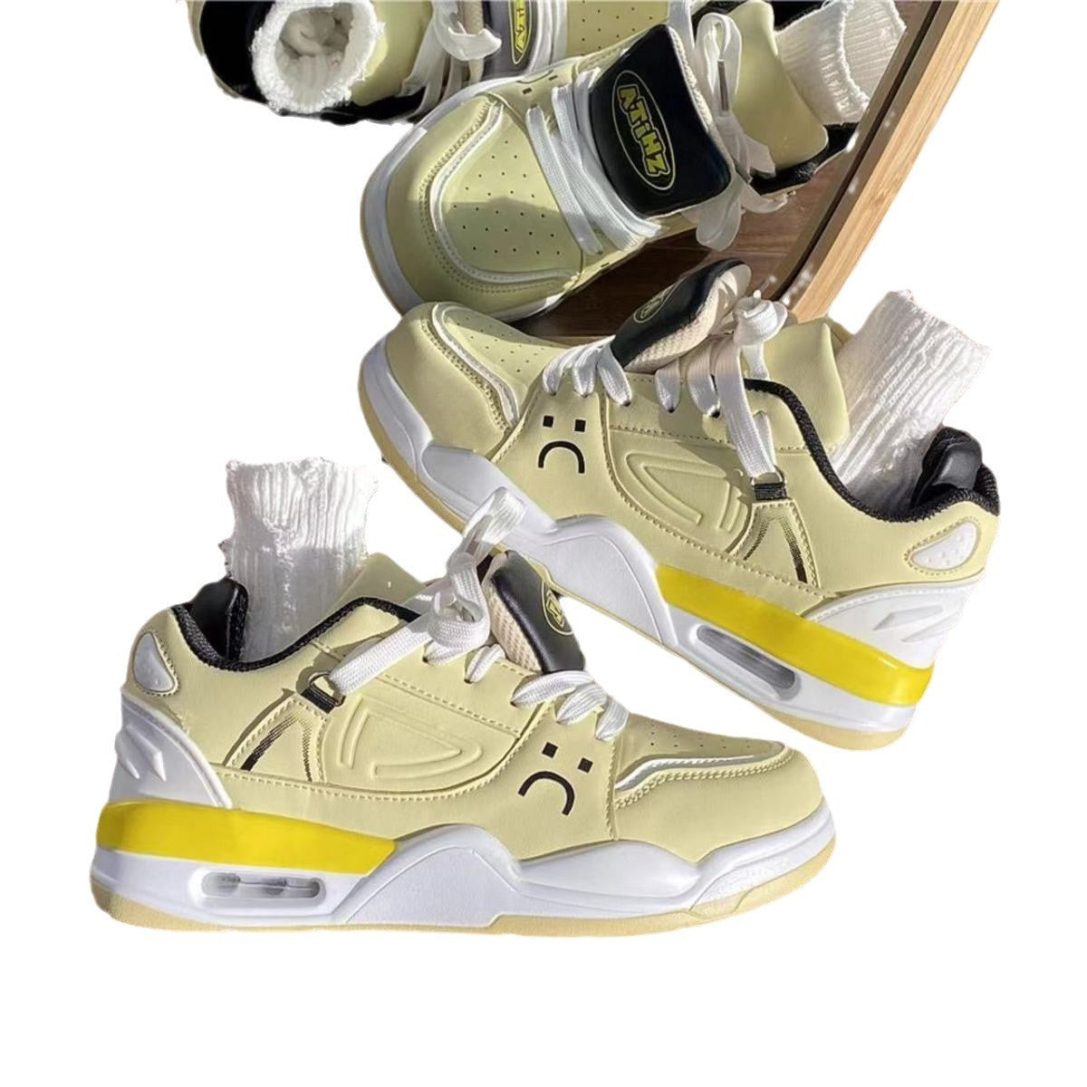 Damen Sneaker Klassisch Bequem mit Dämpfung