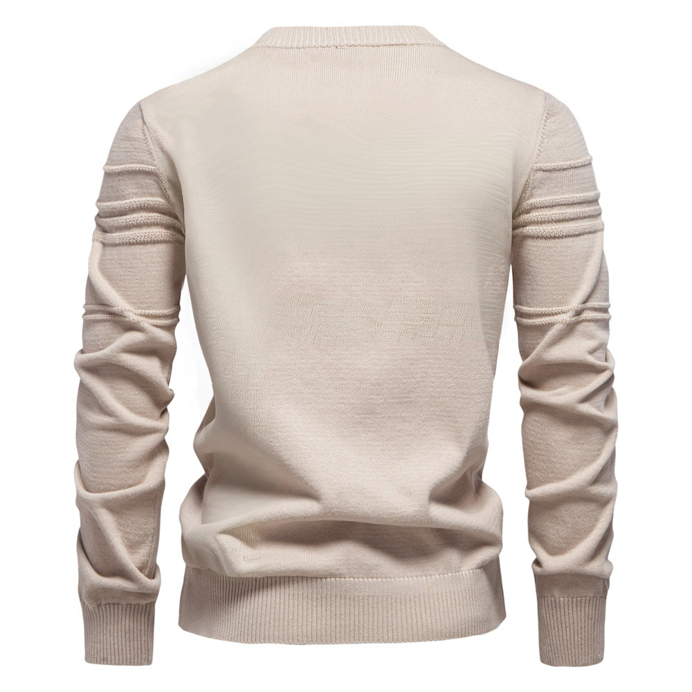 Herren Strickpullover Modern Komfortpassform Großes Design