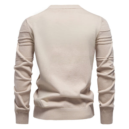 Herren Strickpullover Modern Komfortpassform Großes Design