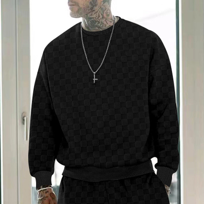 Herren Sweatshirt Bequem Elastisch Mit Stilvollem Design