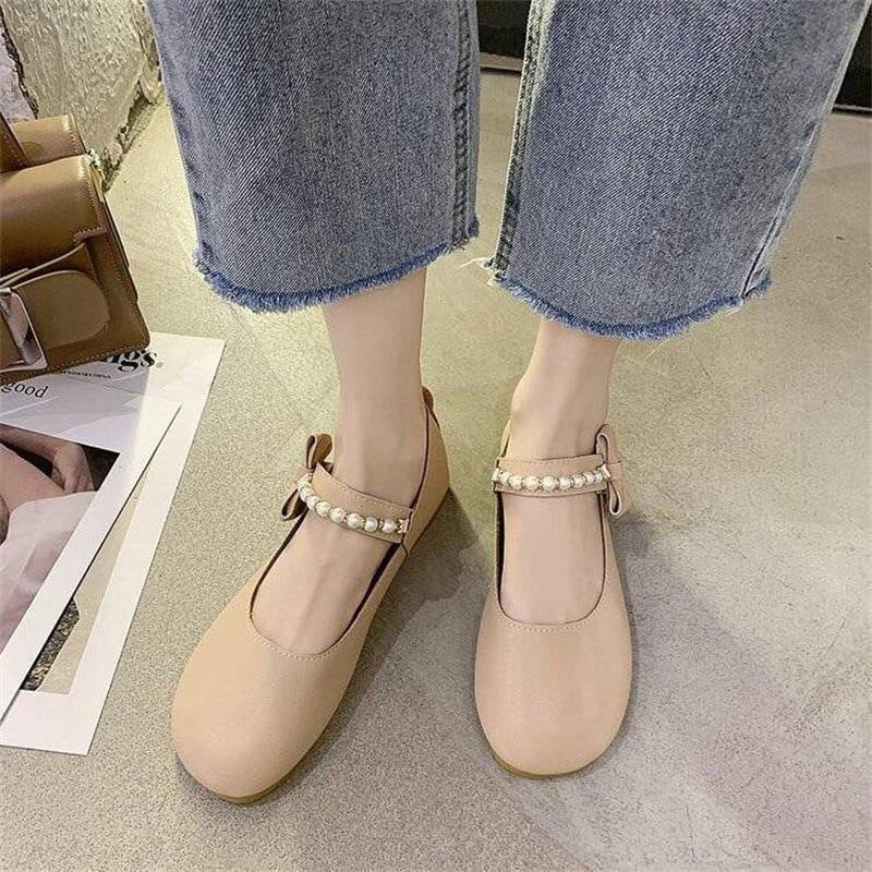 Damen Clogs Elegante Perlen Schuhe Modern