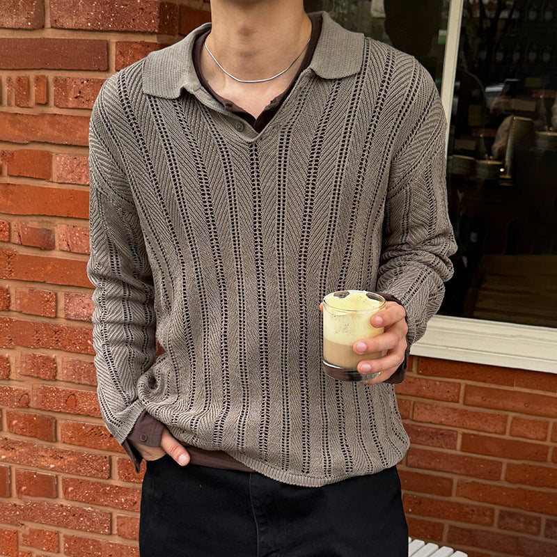 Lässiger Herren Strickpullover Casual Großstadtstyle - BerlinGlamour