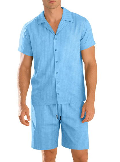 Herren Kurzarmhemd Slim Fit Modern Berlin Stil