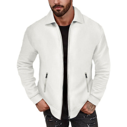 Herren Sweatjacke Modern mit Reißverschlusstaschen
