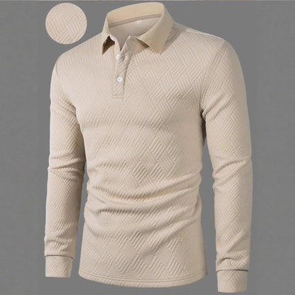 Herren Polohemd Langarm Slim Fit Berlin Style - BerlinGlamour