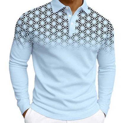 Herren Poloshirt Modern Trendig Graphisches Muster
