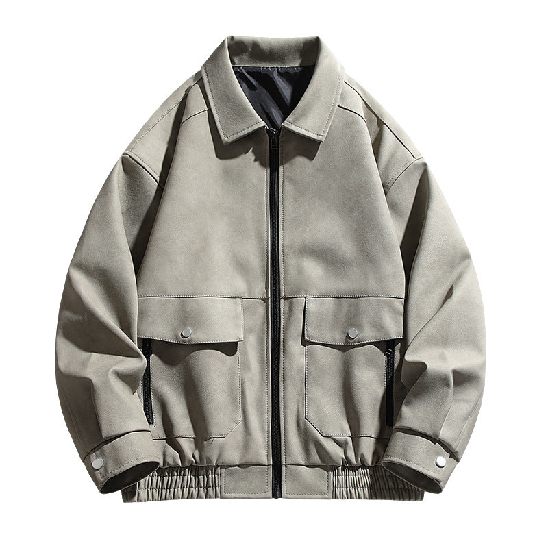Herren Outdoor Jacke Lässig mit Taschen Elastisch