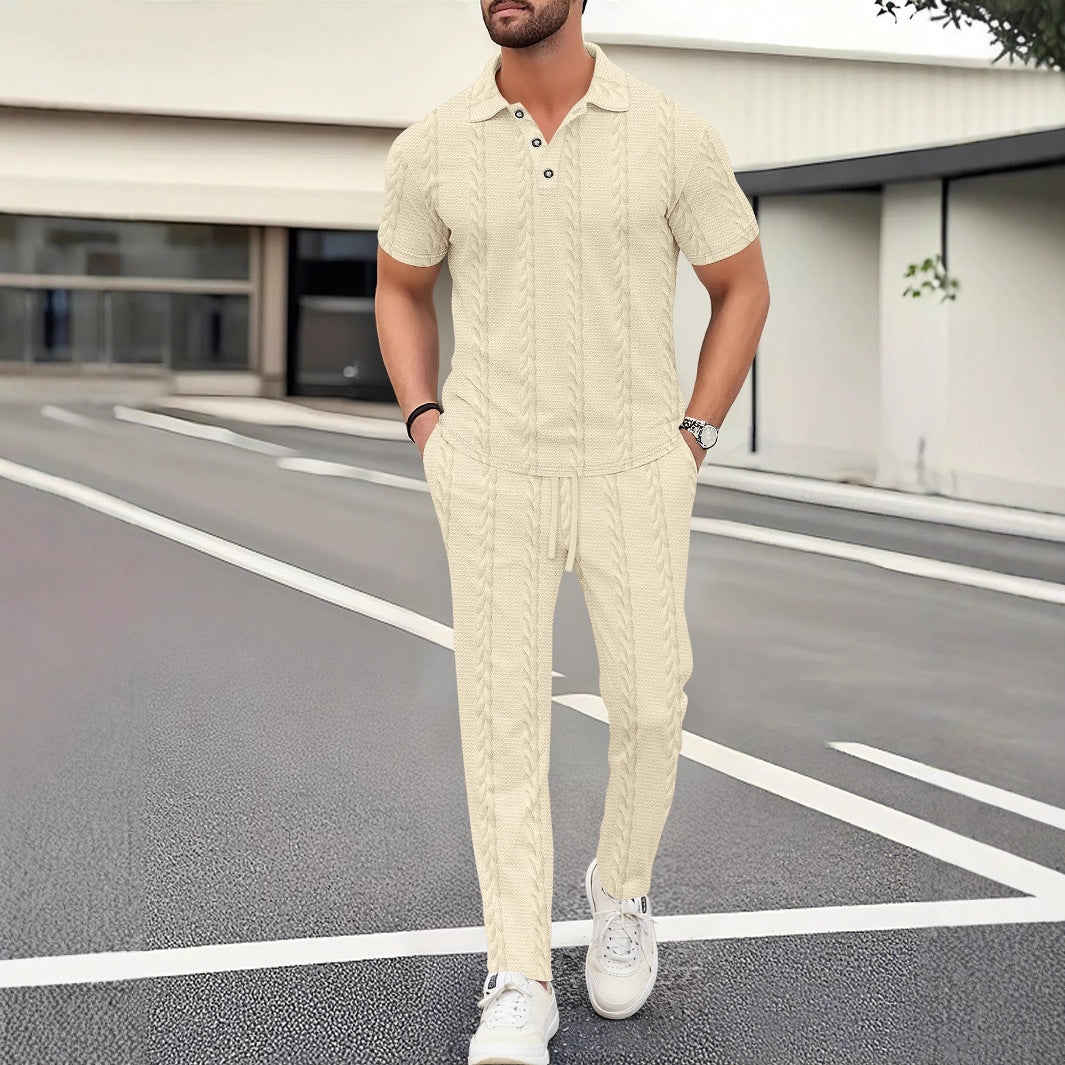 Herren Freizeitanzug Bequem Jogginghose Sportlich Modern