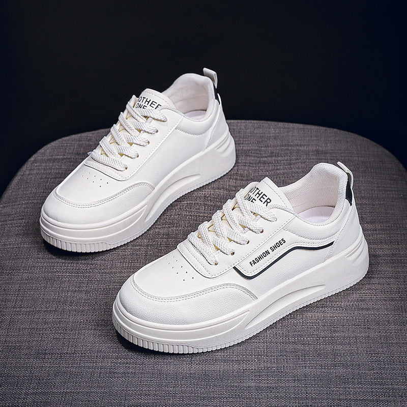 Damen Sneaker Laufschuhe Dickesohlig Atmungsaktiv Sportlich