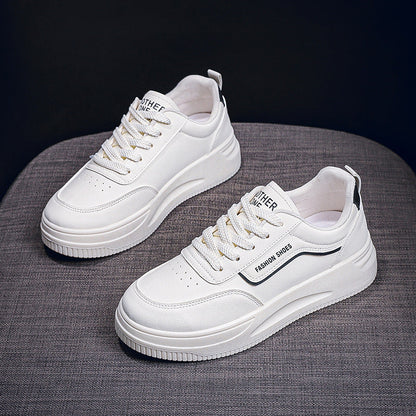 Damen Sneaker Laufschuhe Dickesohlig Atmungsaktiv Sportlich