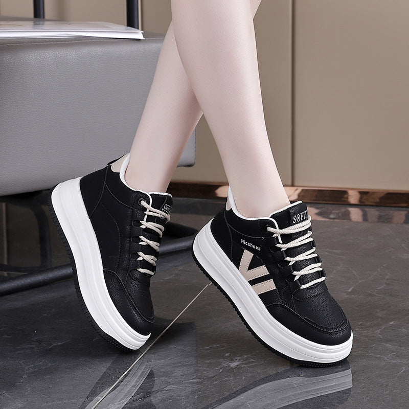 Damen Sneaker Bequem Plattform Schuhe - BerlinGlamour