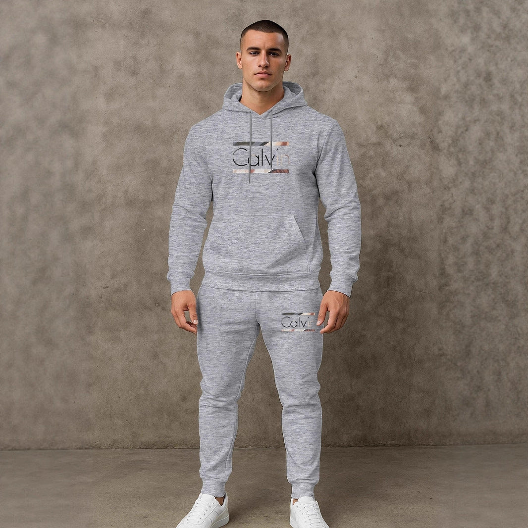 Herren Hoodie Sportlich Mit Jogginghosen Komplettsatz - BerlinGlamour