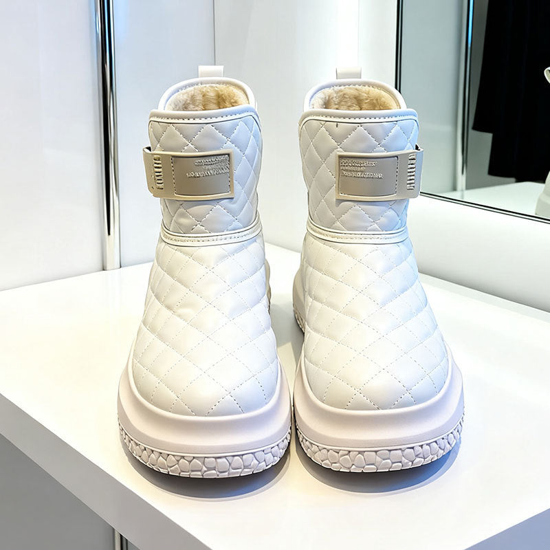 Damen Winterstiefel Warm Isoliert mit Sohle
