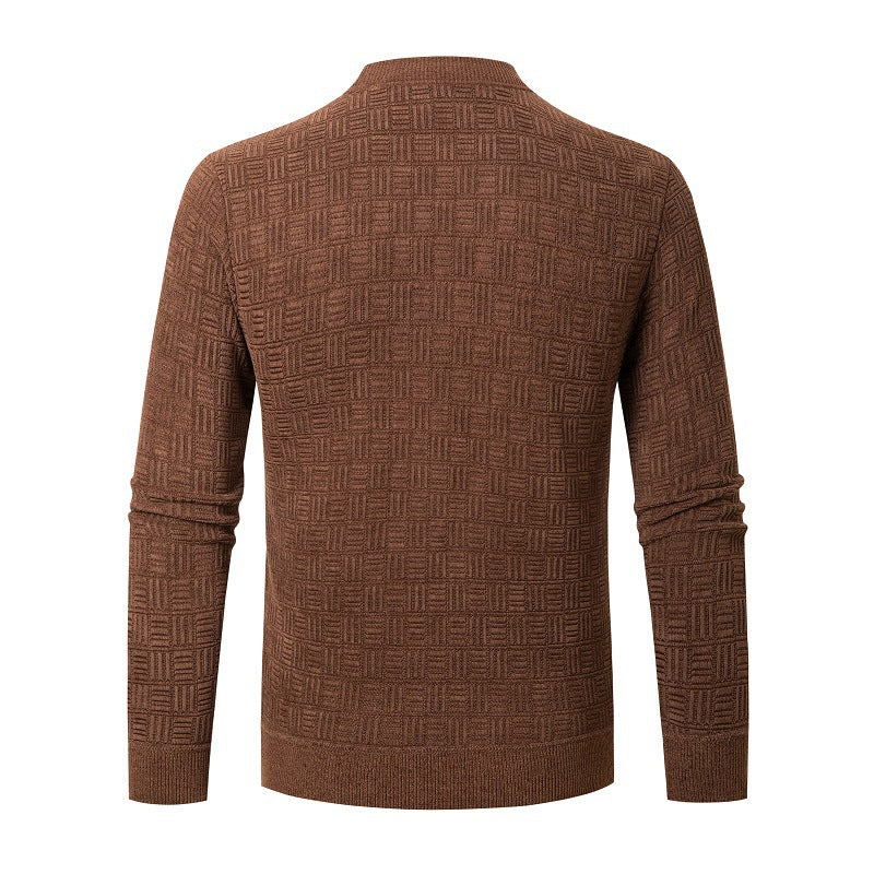 Herren Strickpullover Modern mit Strukturdesign