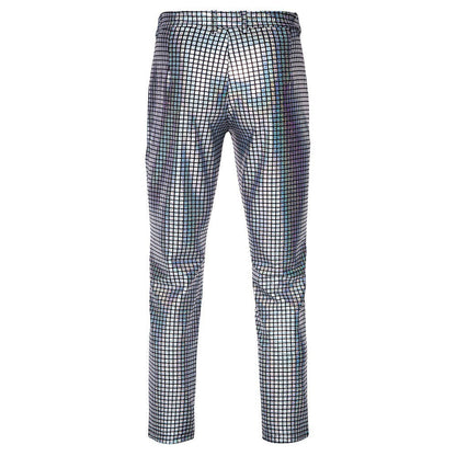 Herren Disco-Hose Glitzer Muster Modern Partyhose