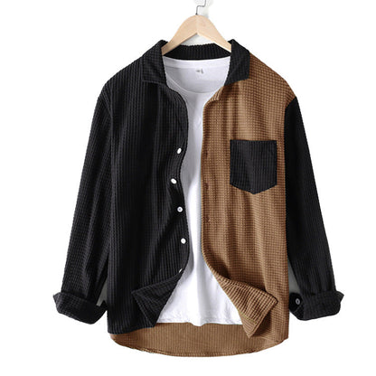 Herren Karo-Hemd Lässig Modern Berlin Stil