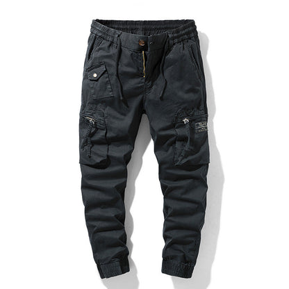 Herren Cargo-Hose Praktisch mit Seitentaschen Elastisch