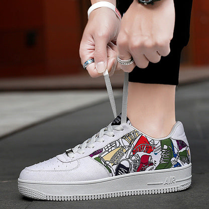 Damen Sneaker Bunt Grafik Design Sportlich Modisch