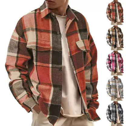 Herren Flanellhemd Modern Warm Bequem - BerlinGlamour