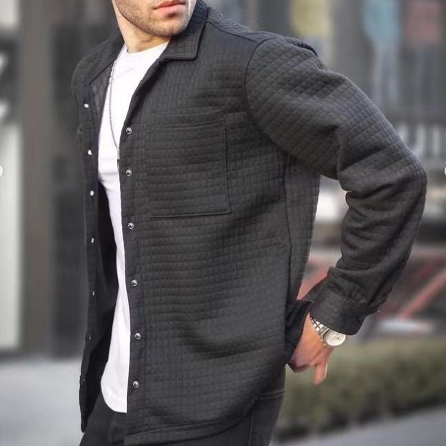 Herren Steppjacke Freizeitjacke Warm Bequem Mit Taschen