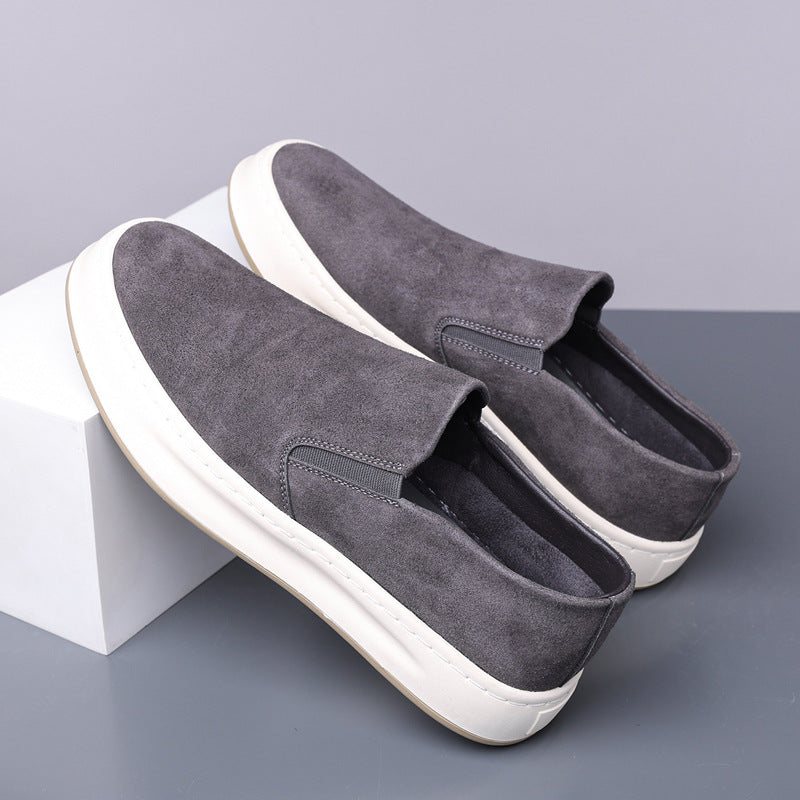 Damen Sneaker Wildleder Bequem Rutschfest