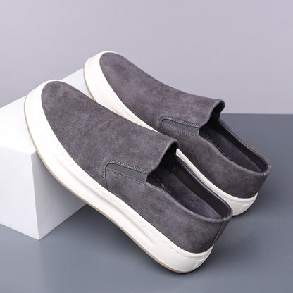 Damen Sneaker Wildleder Bequem Rutschfest