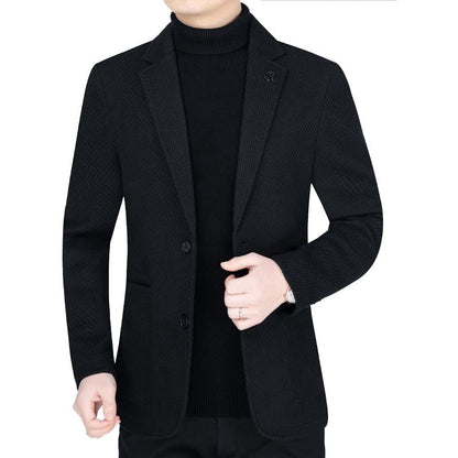 Herren Blazerjacke Slim Fit Stretch Modern