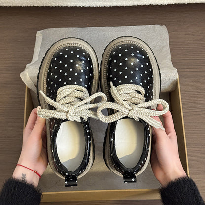 Damen Schnürschuhe Hochzeitsschuhe Blockabsatz Trendy - BerlinGlamour