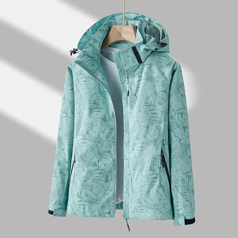 Kapuze Jacke Langarm Bedruckt Trendig